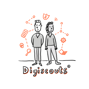 Digiscouts_T-Shirtmotiv_Reinzeichnung